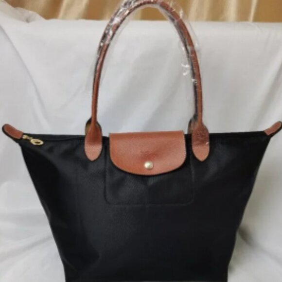 Longchamp Le Pliage Nylon Large Shoulder Bag Tote Travel Bag - Picture 3 of 7